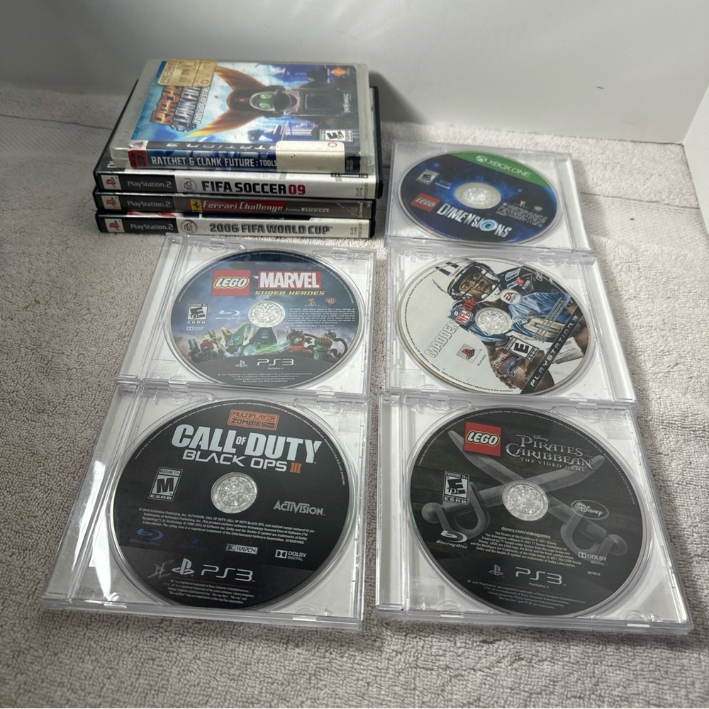 PS2,PS3 game lot
